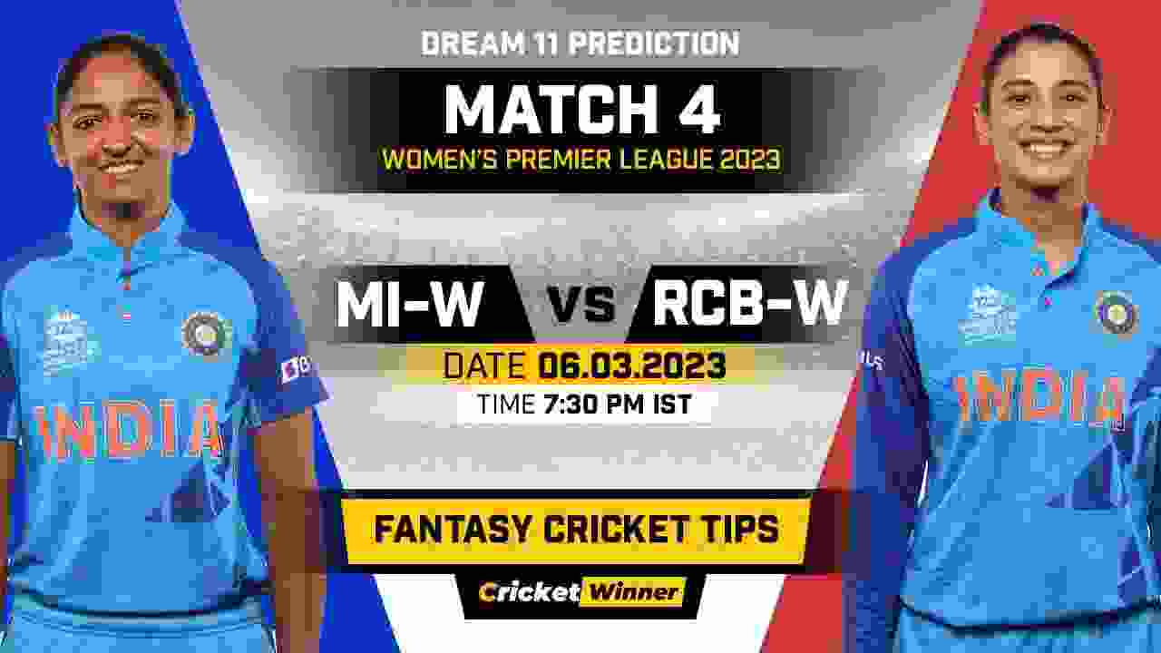 MI-W vs RCB-W Dream11 Prediction, Fantasy Cricket Tips, Probable Playing XI, Pitch Report & Injury Updates For 04th Match