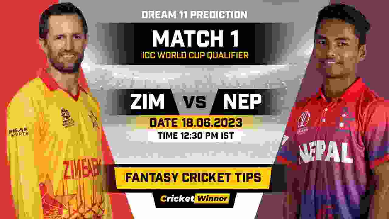 ZIM vs NEP Dream11 Prediction, Fantasy Cricket Tips, Probable Playing XI, Pitch Report & Injury Updates For 1st Match