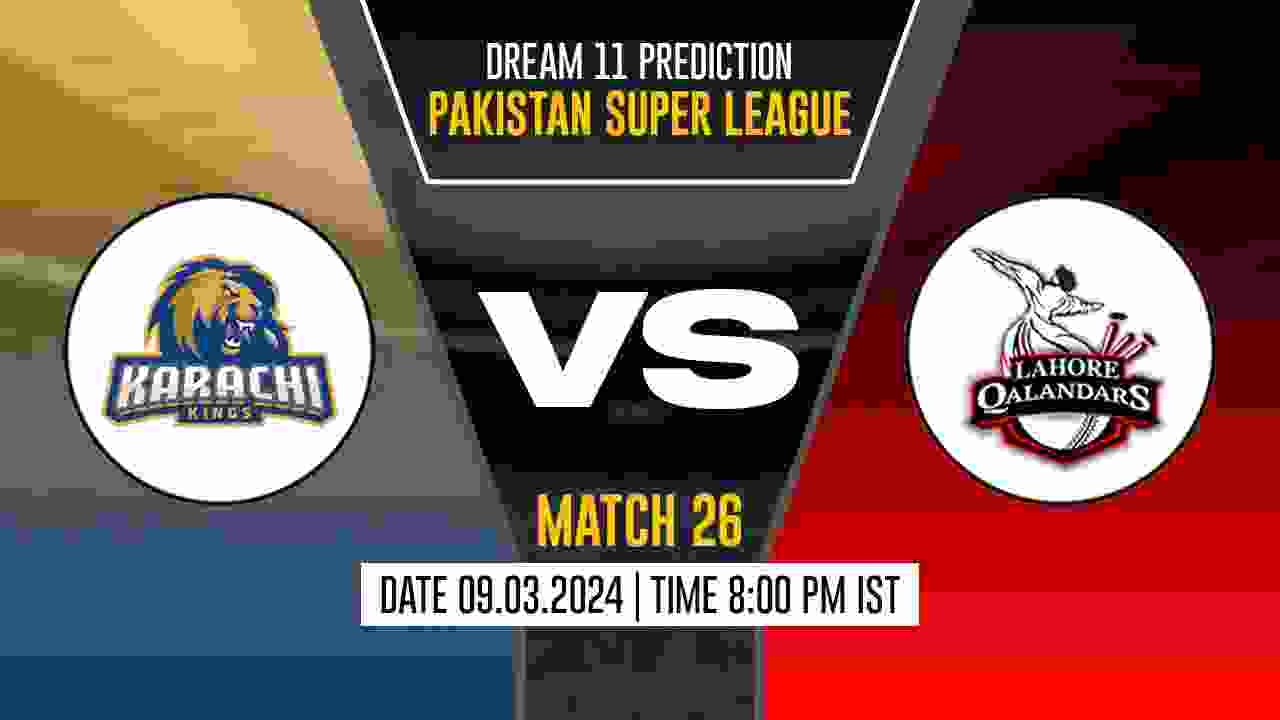 LAH vs KAR Dream11 Prediction, Fantasy Cricket Tips, Probable Playing XI, Pitch Report & Injury Updates For 26th Match