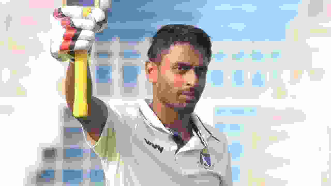 Desperate India B captain Abhimanyu Easwaran battling with strong century