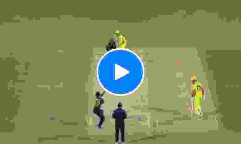 Watch: Sameer Rizvi hits debut six against Rashid in IPL 2024, check Dhoni's reaction