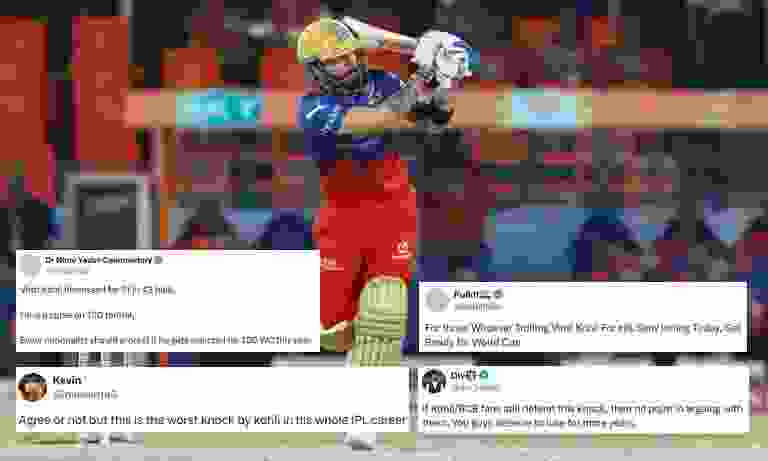 Virat Kohli called 'selfish' after his knock against SRH