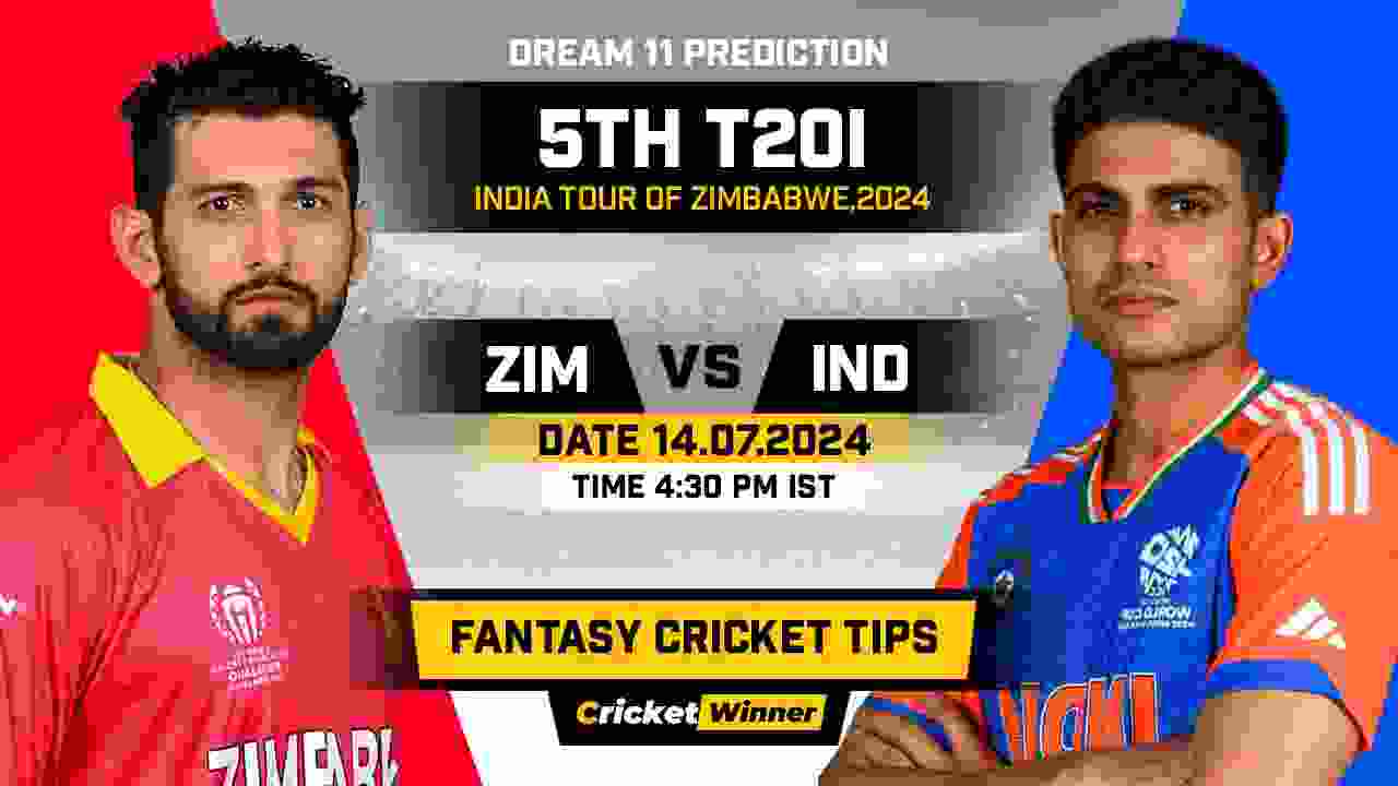 ZIM vs IND Dream11 Prediction, Fantasy Cricket Tips, Probable Playing XI, Pitch Report &amp; Injury Updates For 5th T20I Match