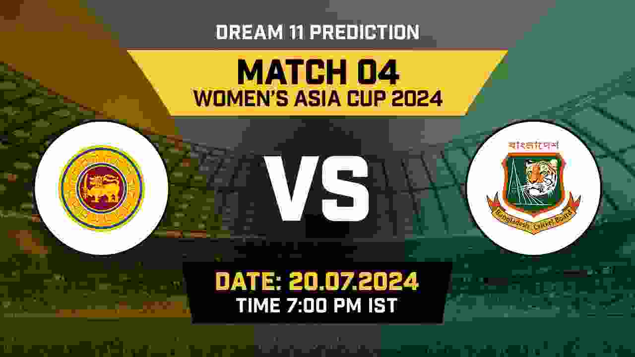 SL-W vs BAN-W Dream11 Prediction, Fantasy Cricket Tips, Probable Playing XI, Pitch Report &amp; Injury Updates For 04th Match
