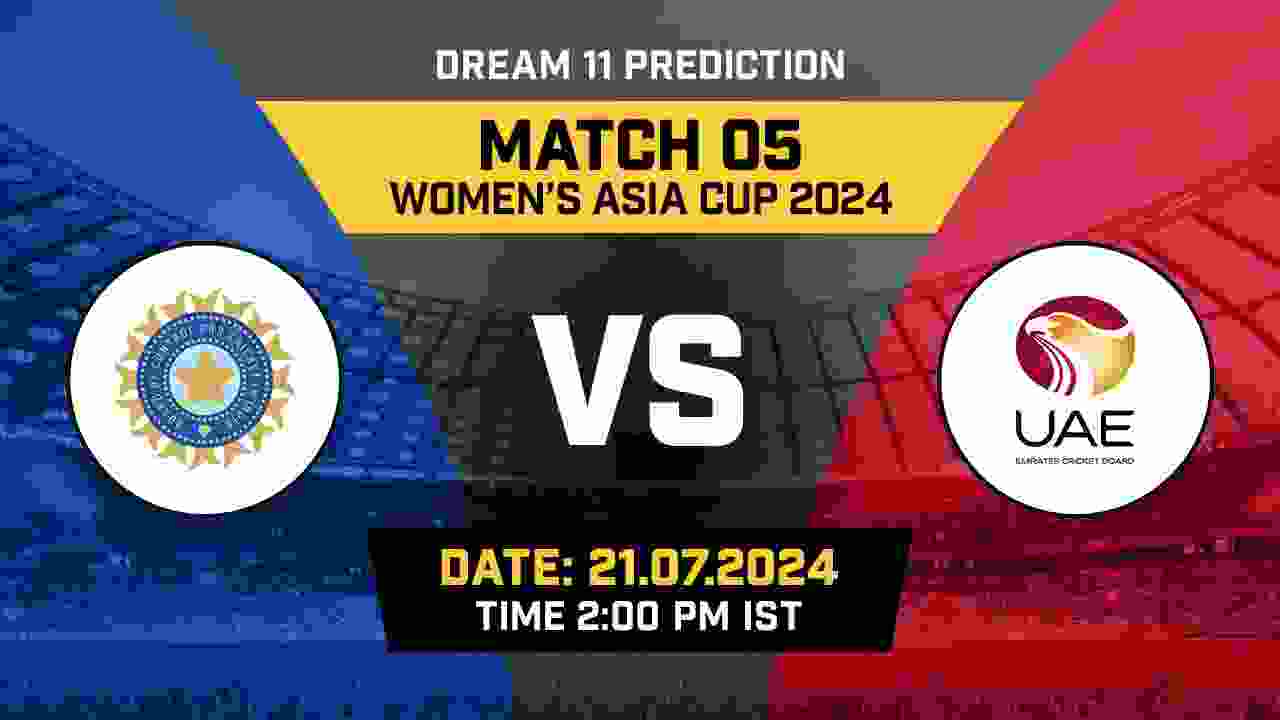 IND-W vs UAE-W Dream11 Prediction, Fantasy Cricket Tips, Probable Playing XI, Pitch Report &amp; Injury Updates For 05th Match