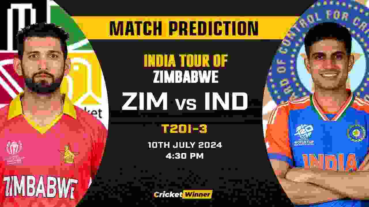 ZIM vs IND 3rd T20I Match Prediction- Who Will Win Today's Match Between Zimbabwe and India
