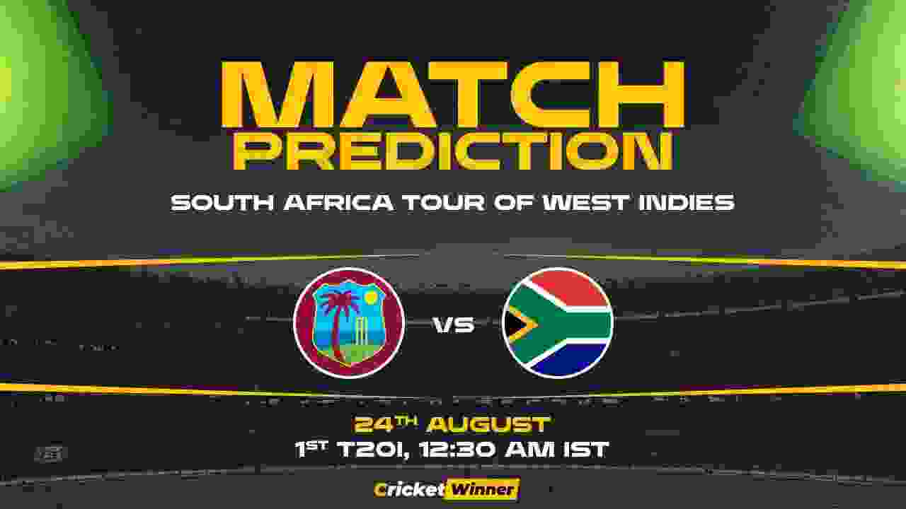 WI vs SA 1st T20I Match Prediction- Who Will Win Today's Match Between West Indies and South Africa