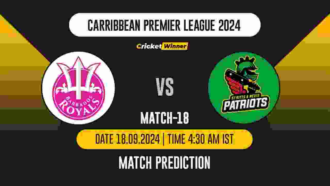 CPL 2024: 18th Match, BR vs STKNP, Match Prediction - Who Will Win Today?