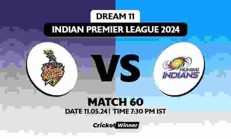 KKR vs MI Dream11 Prediction, Fantasy Cricket Tips, Probable Playing XI, Pitch Report &amp; Injury Updates For 60th Match