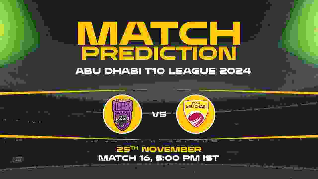 Abu Dhabi T10: 16th Match, NYS vs TAD, Match Prediction - Who Will Win Today?