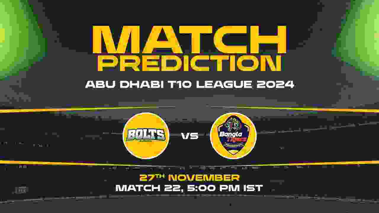 Abu Dhabi T10: 22nd Match, AB vs BT, Match Prediction - Who Will Win Today?