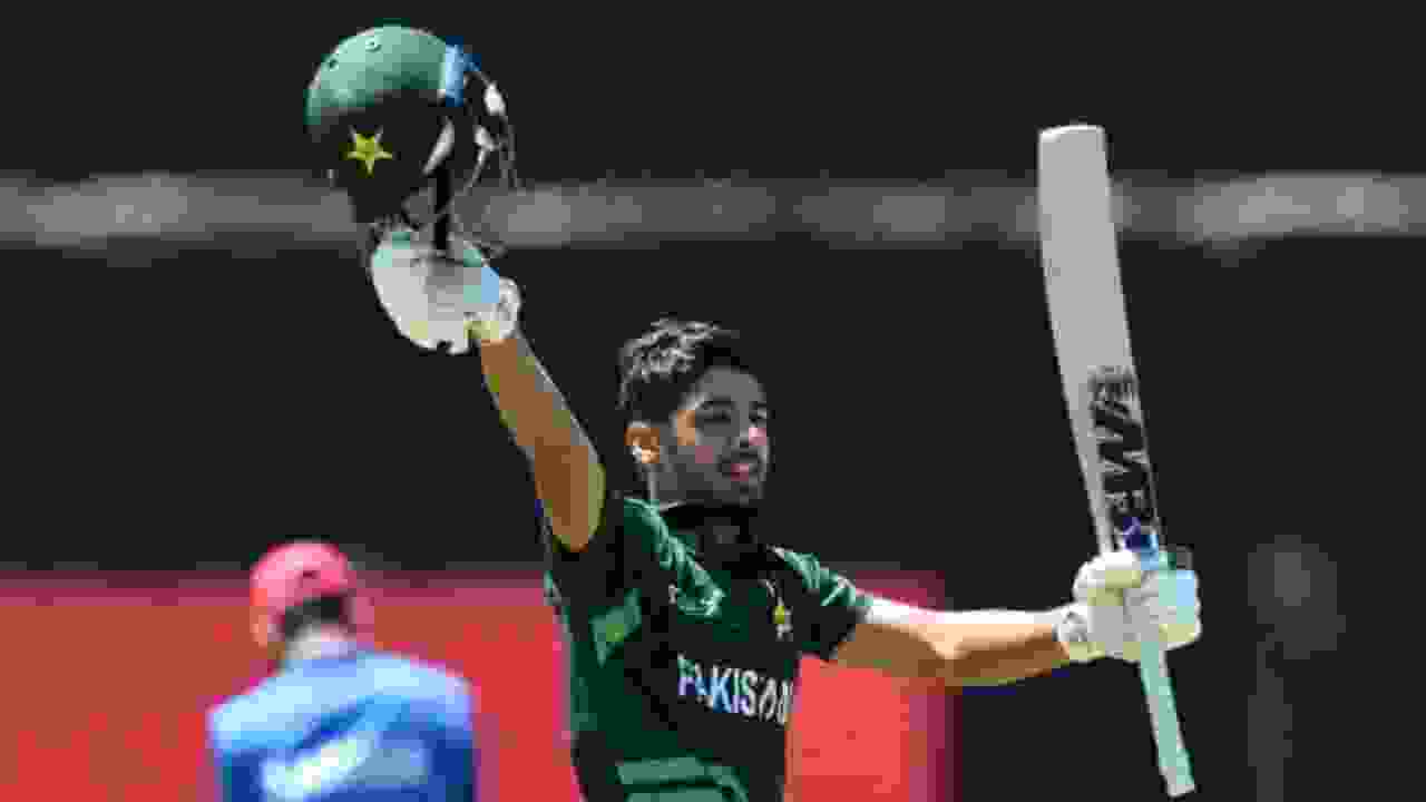 Pakistan opener Shahzaib Khan creates history in the ACC U19 Asia Cup