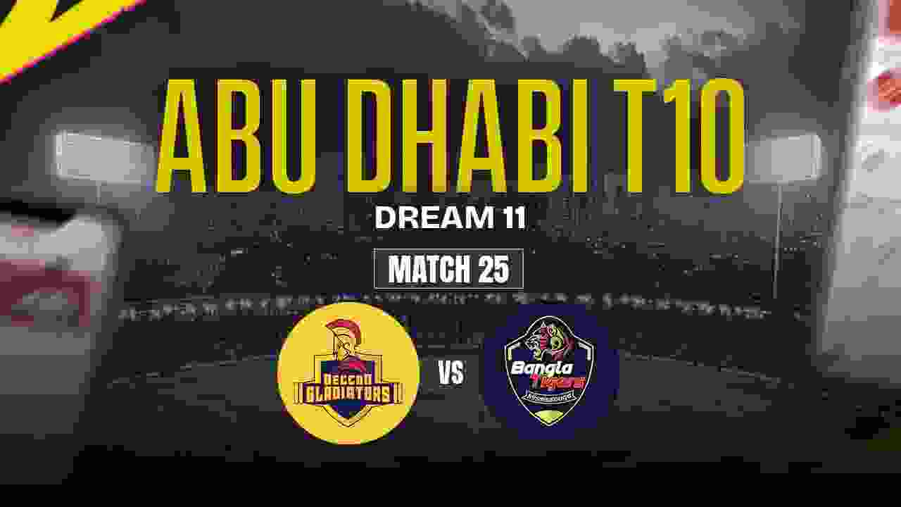 DG vs BT Dream11 Prediction, Deccan Gladiators vs Bangla Tigers, 25th Match