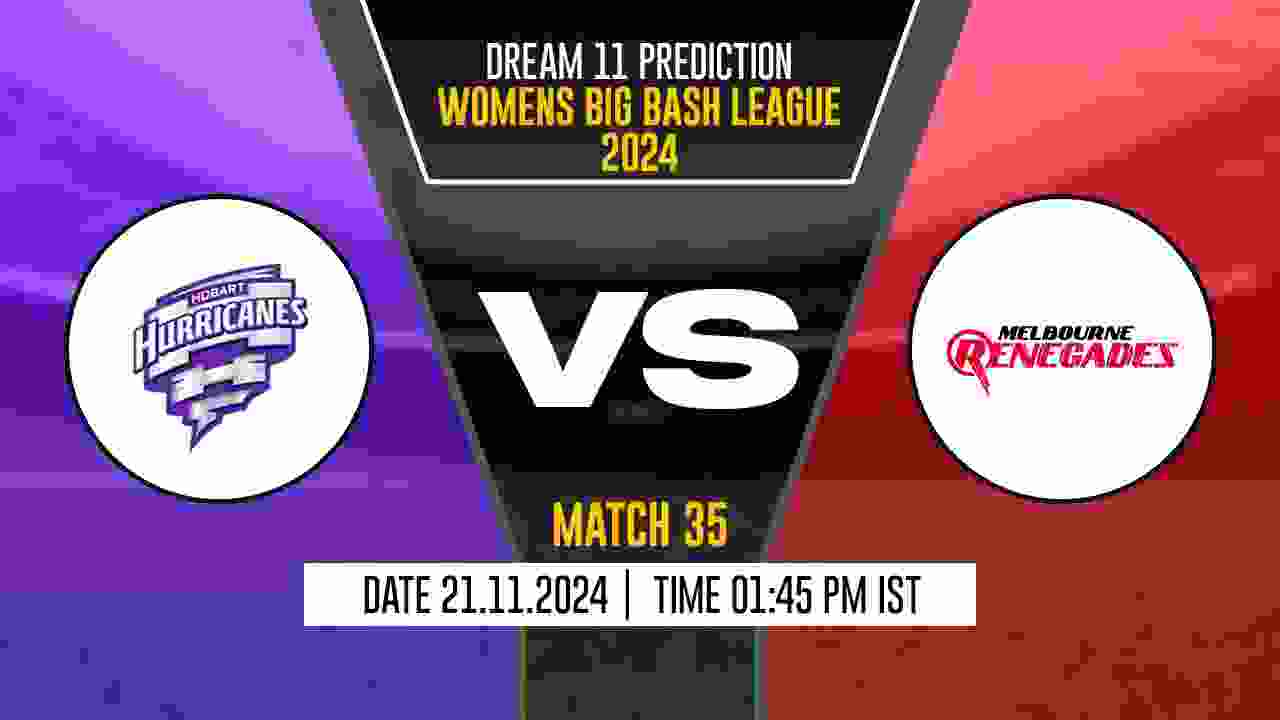 WBBL 2024: 35th Match, HH vs MR, Match Prediction - Who Will Win Today?