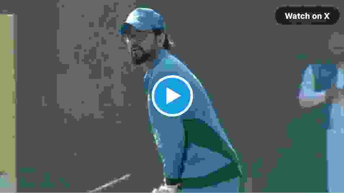 Watch: Anurag Thakur got a life in a friendly match against Kiren Rijiju 