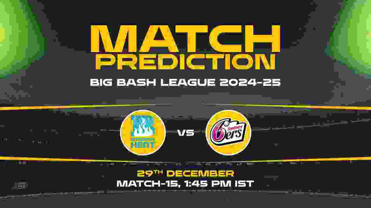 Big Bash League: 15th Match, BH vs SS, Match Prediction - Who Will Win Today?