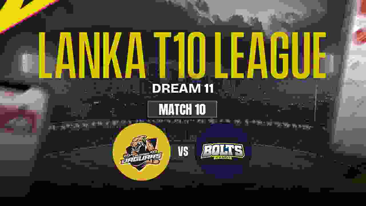 CJ vs KB Dream11 Prediction, Colombo Jaguars vs Kandy Bolts Tigers, 10th Match