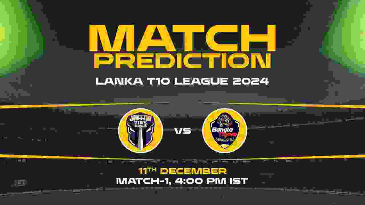 Lanka Super League T10: 1st Match, JT vs HBT, Match Prediction - Who Will Win Today?