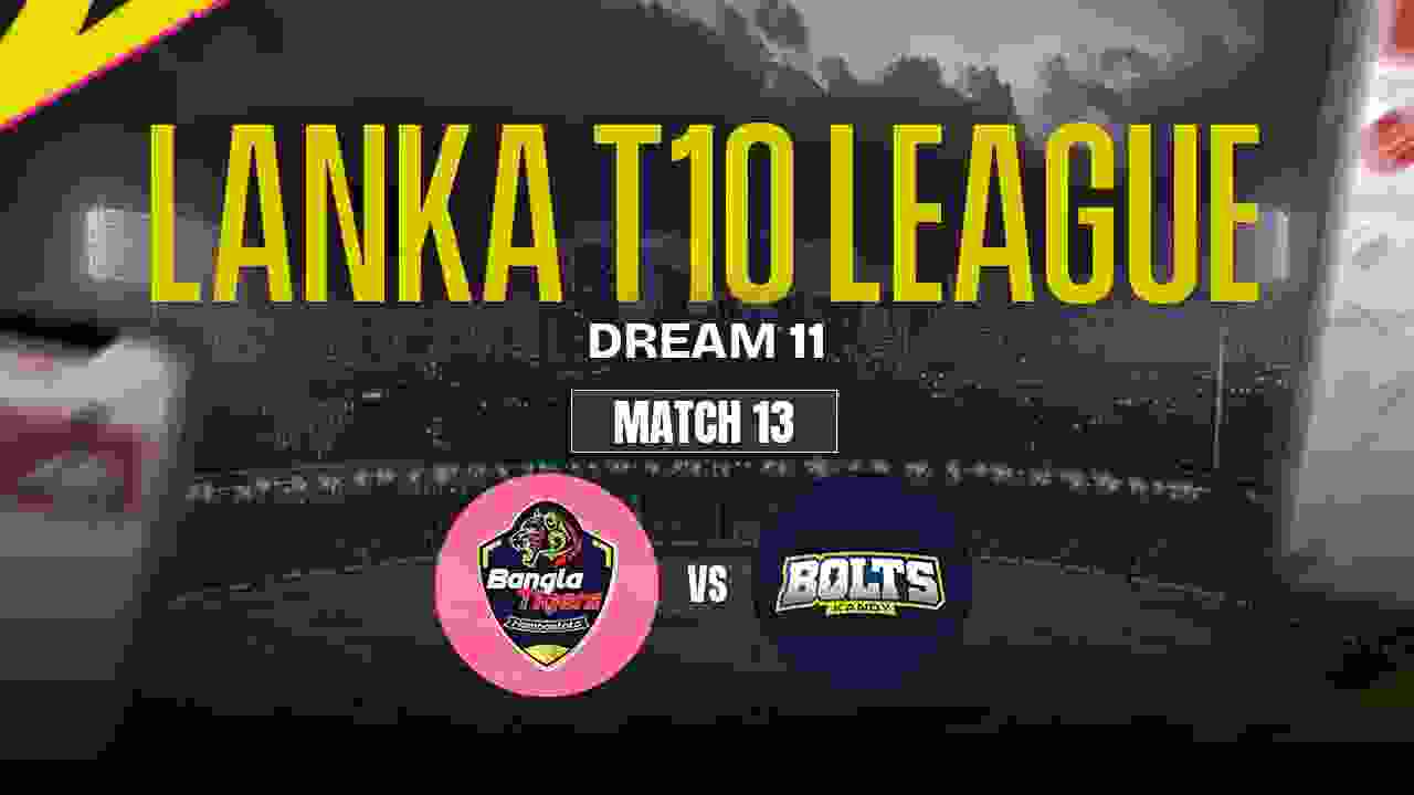 HBT vs KB Dream11 Prediction, Hambantota Bangla Tigers vs Kandy Bolts, 13th Match