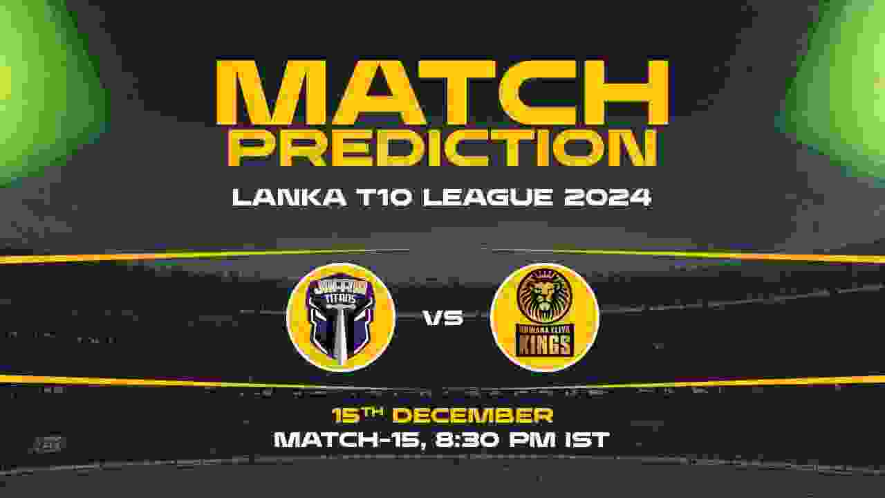 Lanka Super League T10: 15th Match, JT vs NEK, Match Prediction - Who Will Win Today?