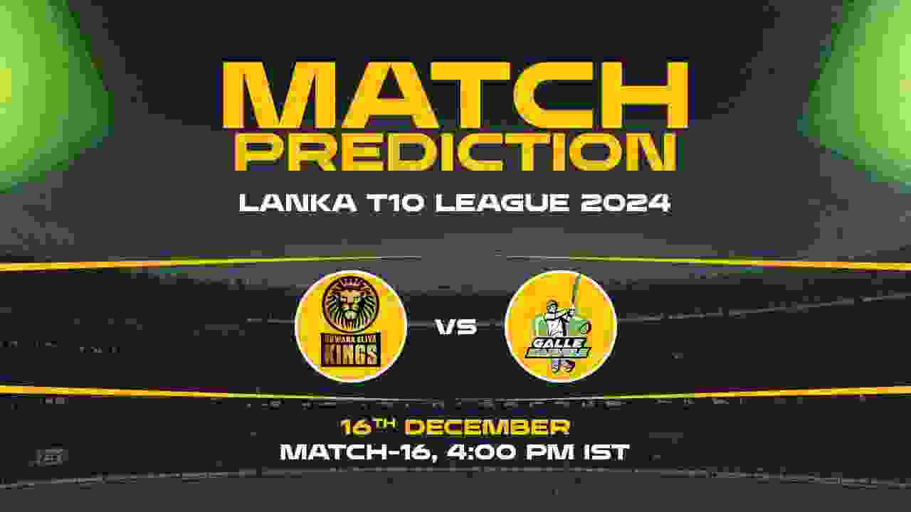 Lanka Super League T10: 16th Match, NEK vs GM, Match Prediction - Who Will Win Today?