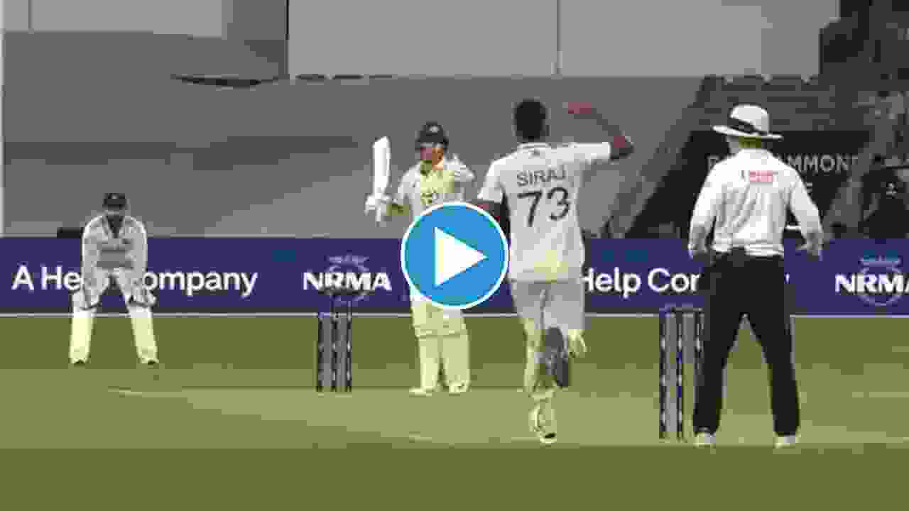 Siraj fumes as "Beer snake" distraction forces Labuschagne to bail out