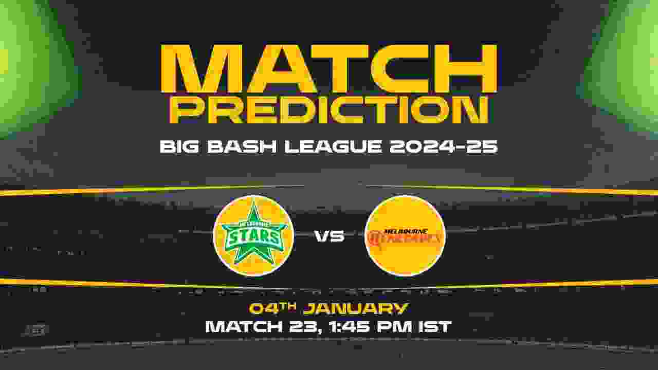 Big Bash League: 23rd Match, MR vs MS, Match Prediction - Who Will Win Today?