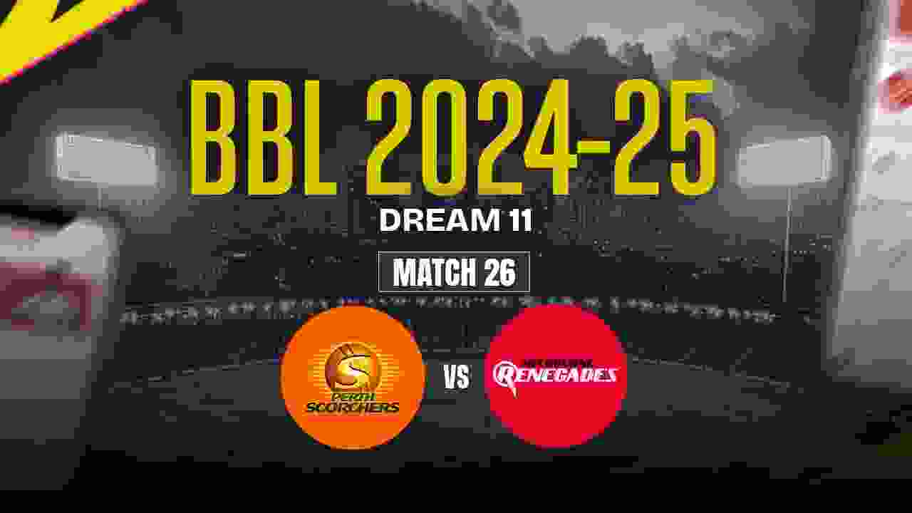 PS vs MR Dream11 Prediction, Perth Scorchers vs Melbourne Renegades, 26th Match