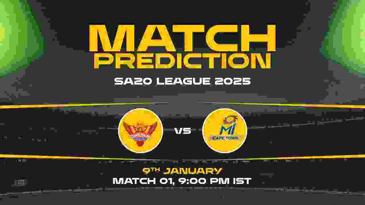 SA20: 1st Match, SEC vs MIC, Match Prediction - Who Will Win Today?