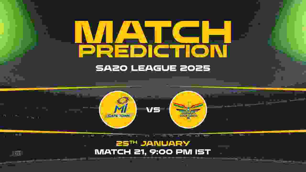 SA20: 21st Match, MICT vs DSG, Match Prediction - Who Will Win Today?