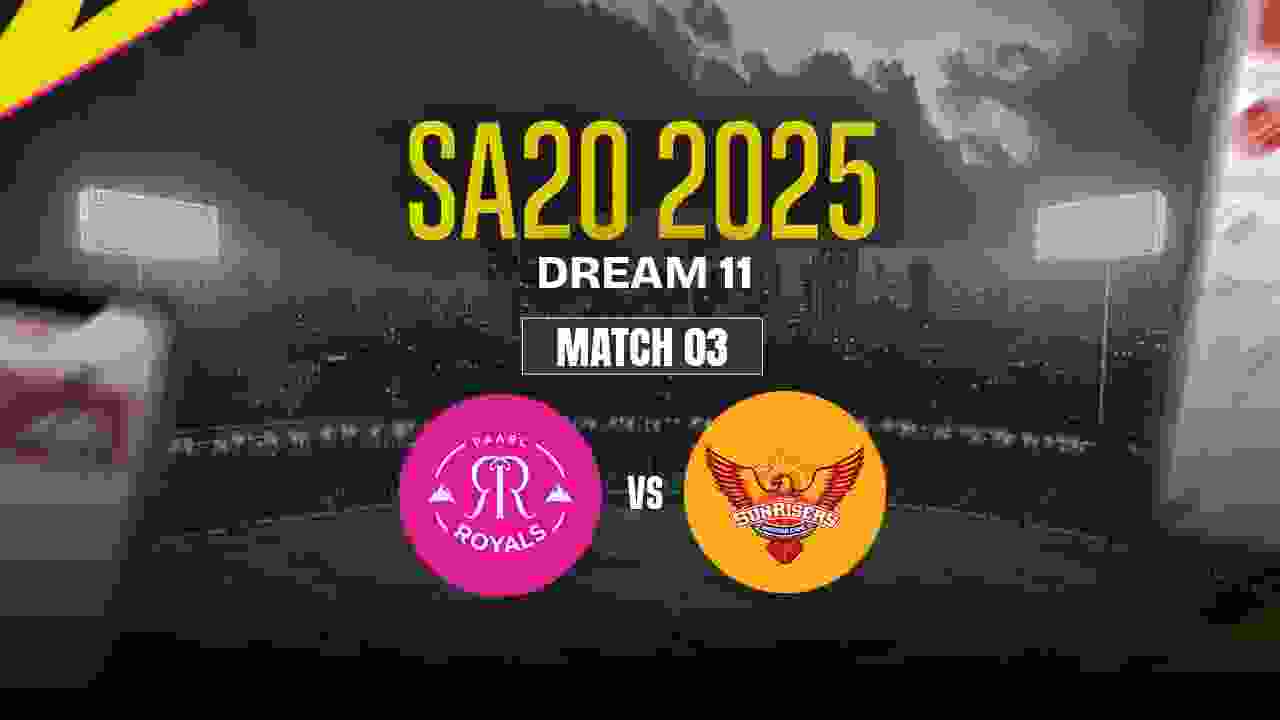 PR vs SEC Dream11 Prediction, Paarl Royals vs Sunrisers Eastern Cape, 03rd Match