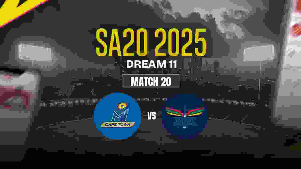 MICT vs DSG Dream11 Prediction, MI Cape Town vs Durban Super Giants, 20th Match