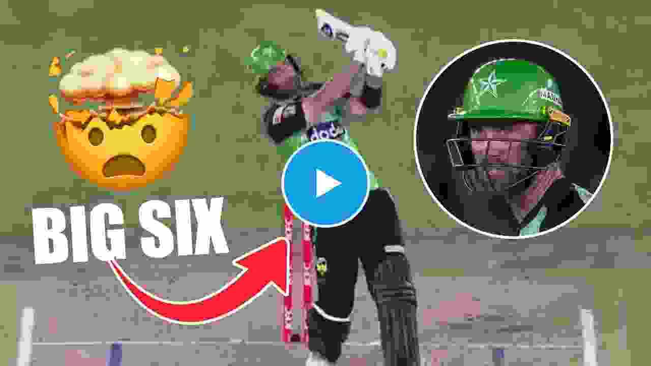 WATCH: Glenn Maxwell Smashes an Incredible 122-Meter Six in BBL 2024-25