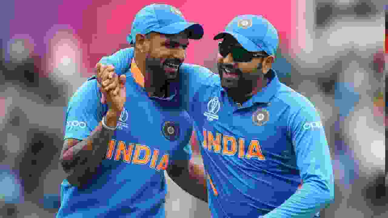 Shikhar Dhawan and Rohit Sharma 