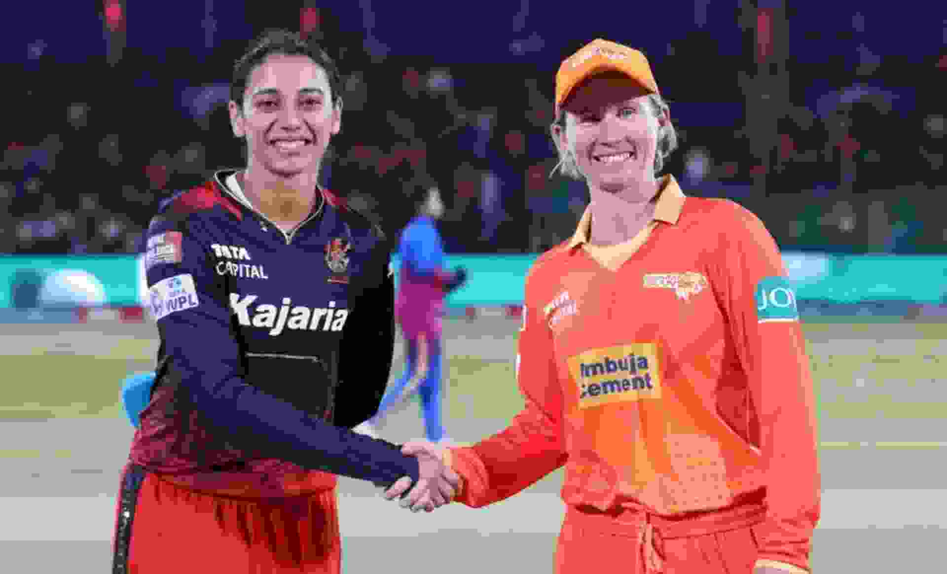 RCB vs GG WPL Live Streaming&: Where & How to Watch the Match Online & on TV