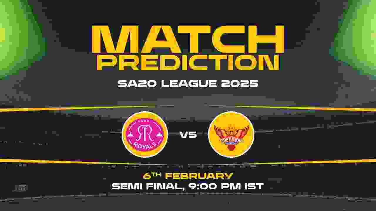 SA20: Qualifier 2, PR vs SEC, Match Prediction - Who Will Win Today?