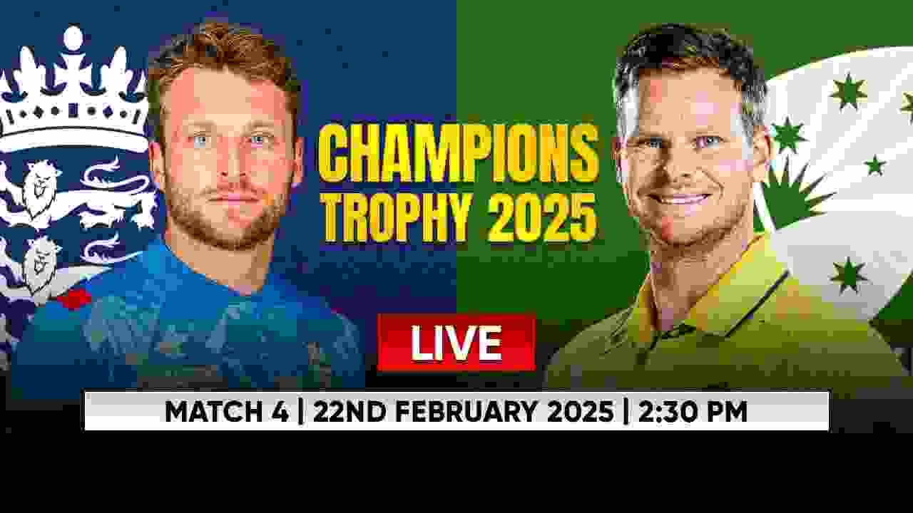 Australia vs England Live Cricket Score, Champions Trophy 2025