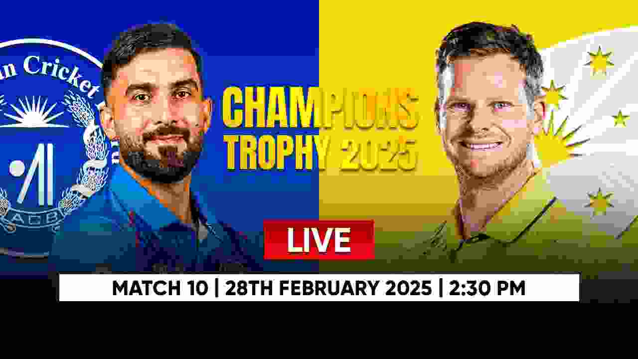 Afghanistan vs Australia, 10th Match, Group B - Live Cricket Score & Commentary  