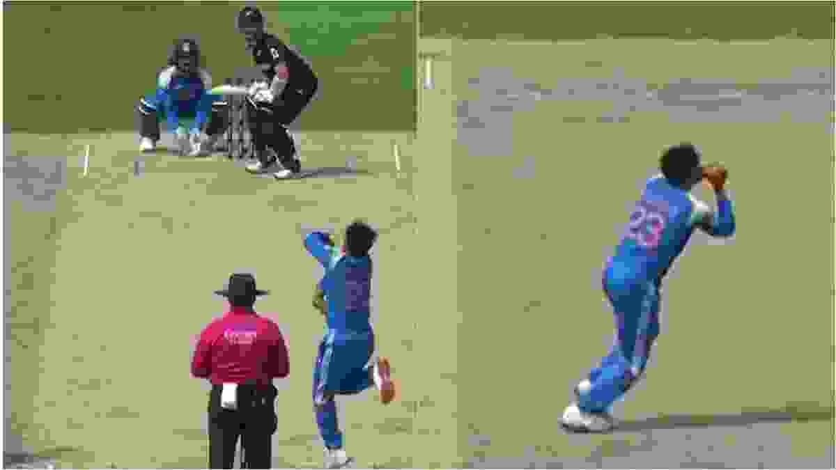 Kane Williamson’s crucial wicket as he falls to Kuldeep Yadav