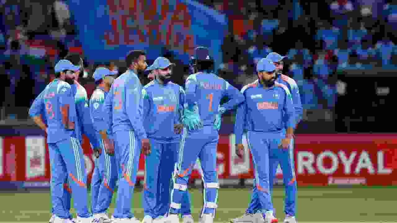 Team India against NZ in the CT 2025