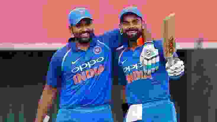 Virat Kohli and Rohit Sharma 