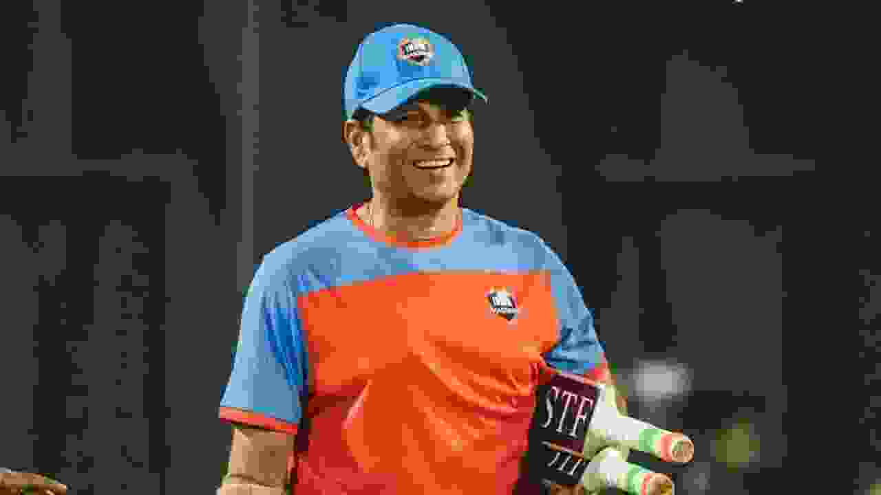 Watch: Sachin Tendulkar Shows His Class with a Stunning Fifty