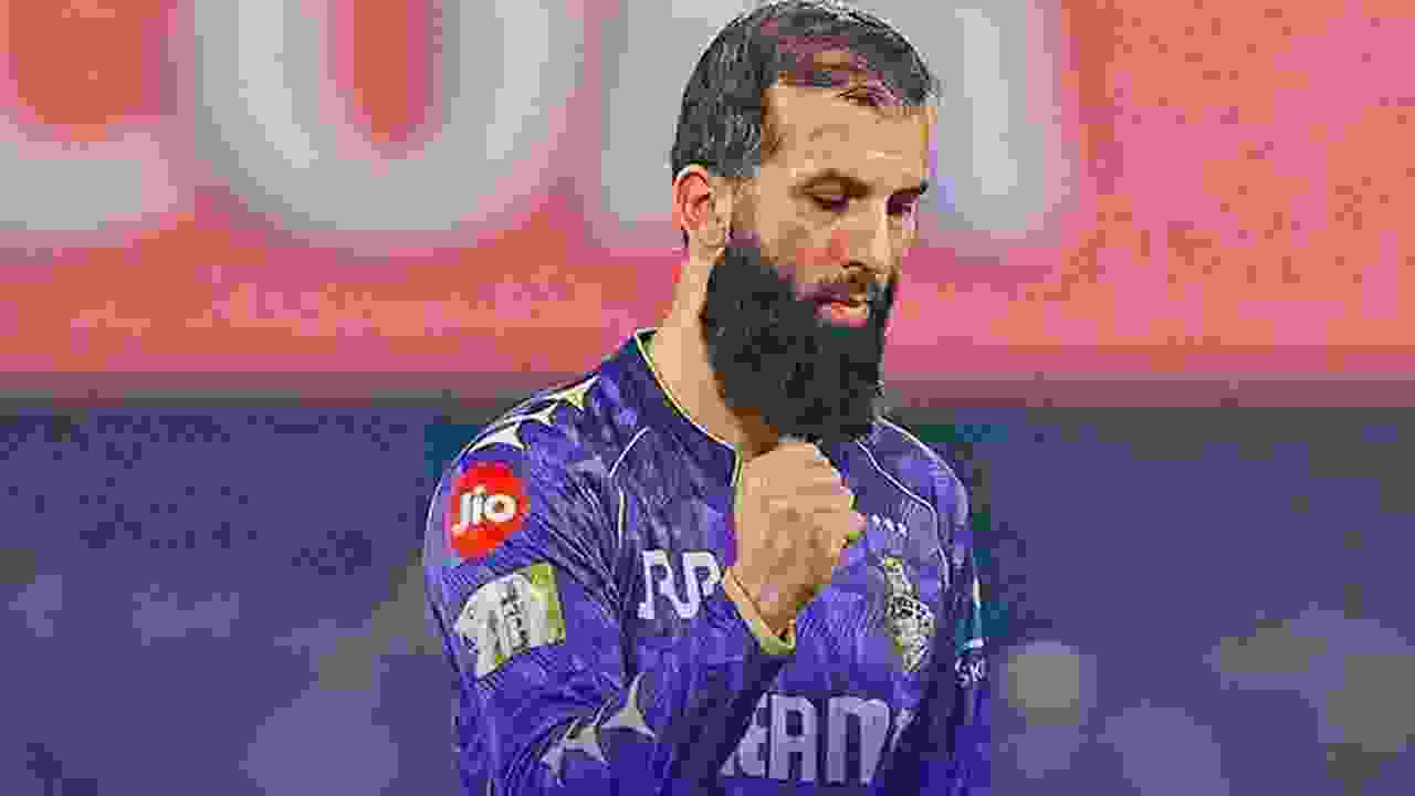 Moeen Ali is not playing for KKR vs LSG in IPL 2025 due to pitch conditions.