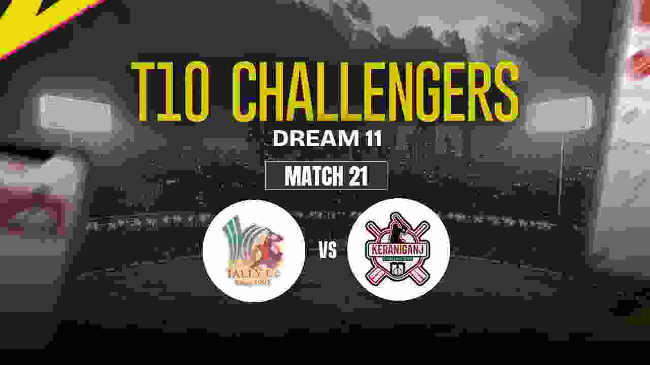 TRN vs KGC Dream11 Prediction, Tally Rangers vs Keraniganj Challengers
