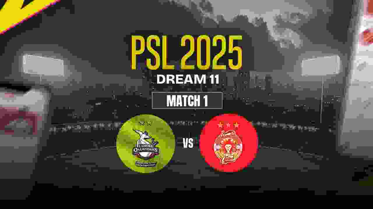 ISL vs LAH Dream11 Prediction, Islamabad United vs Lahore Qalandars