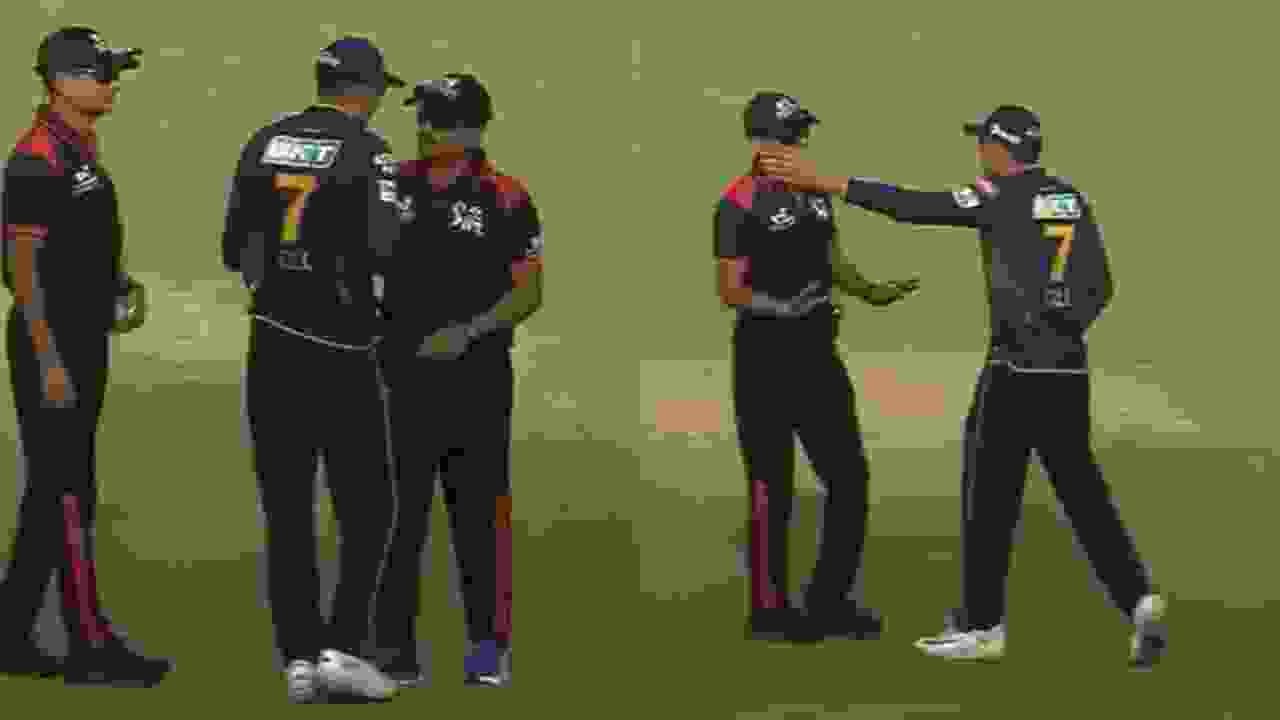 Shubman Gill fight with umpire