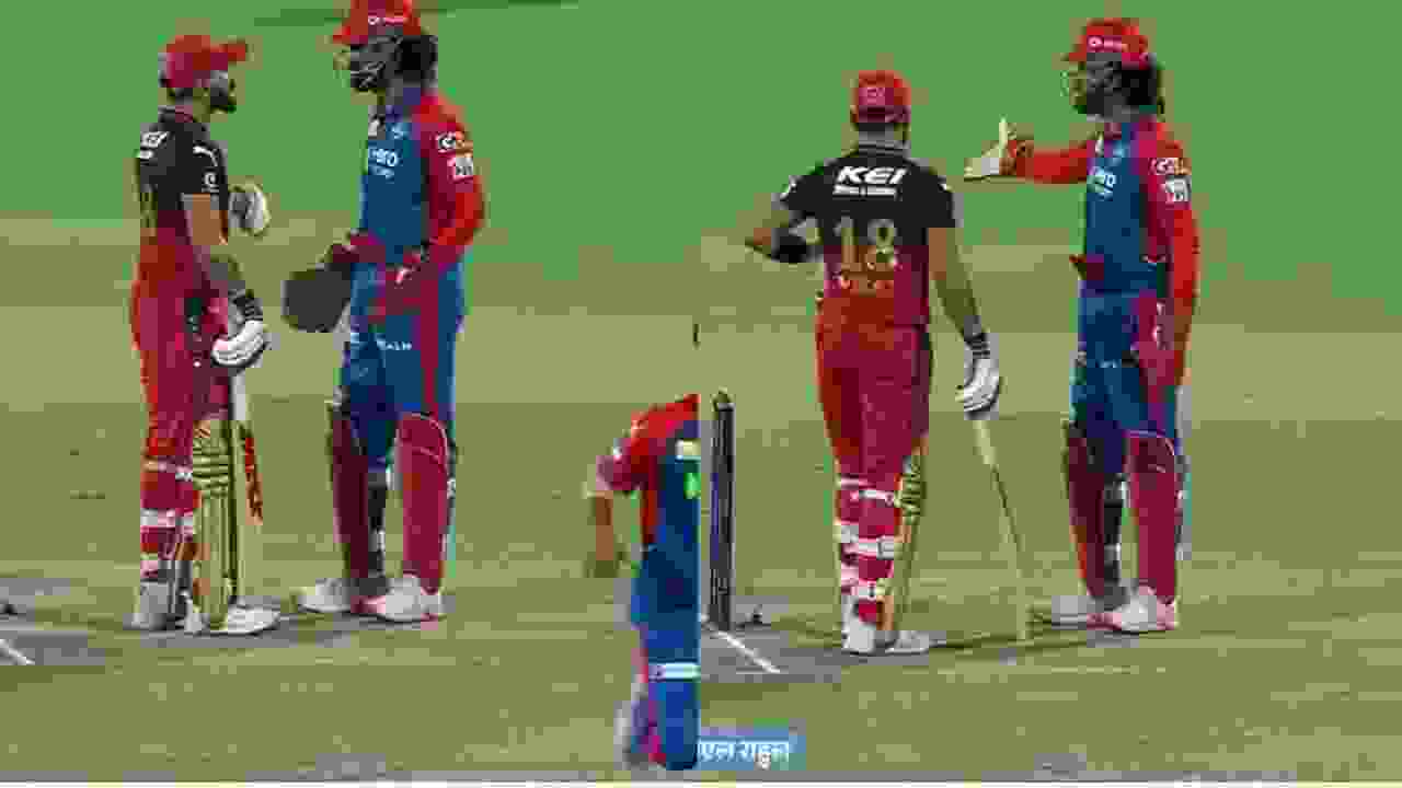 Virat Kohli and KL Rahul fight