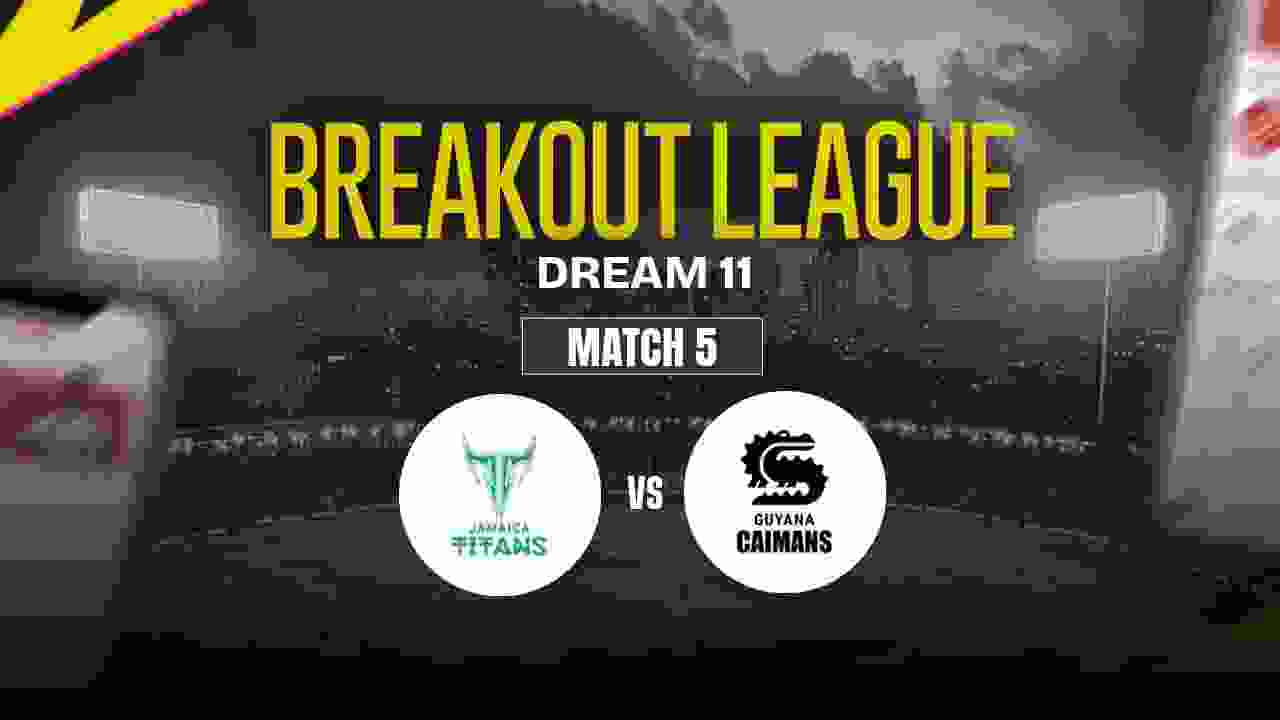 JMT vs GRR Dream11 Prediction, Jamaica Titans vs Guyana Rainforest Rangers