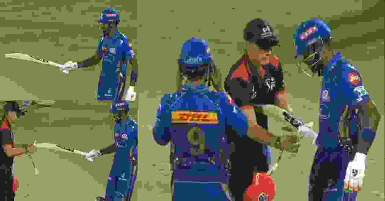 Umpire Checks Hardik Pandya’s Bat