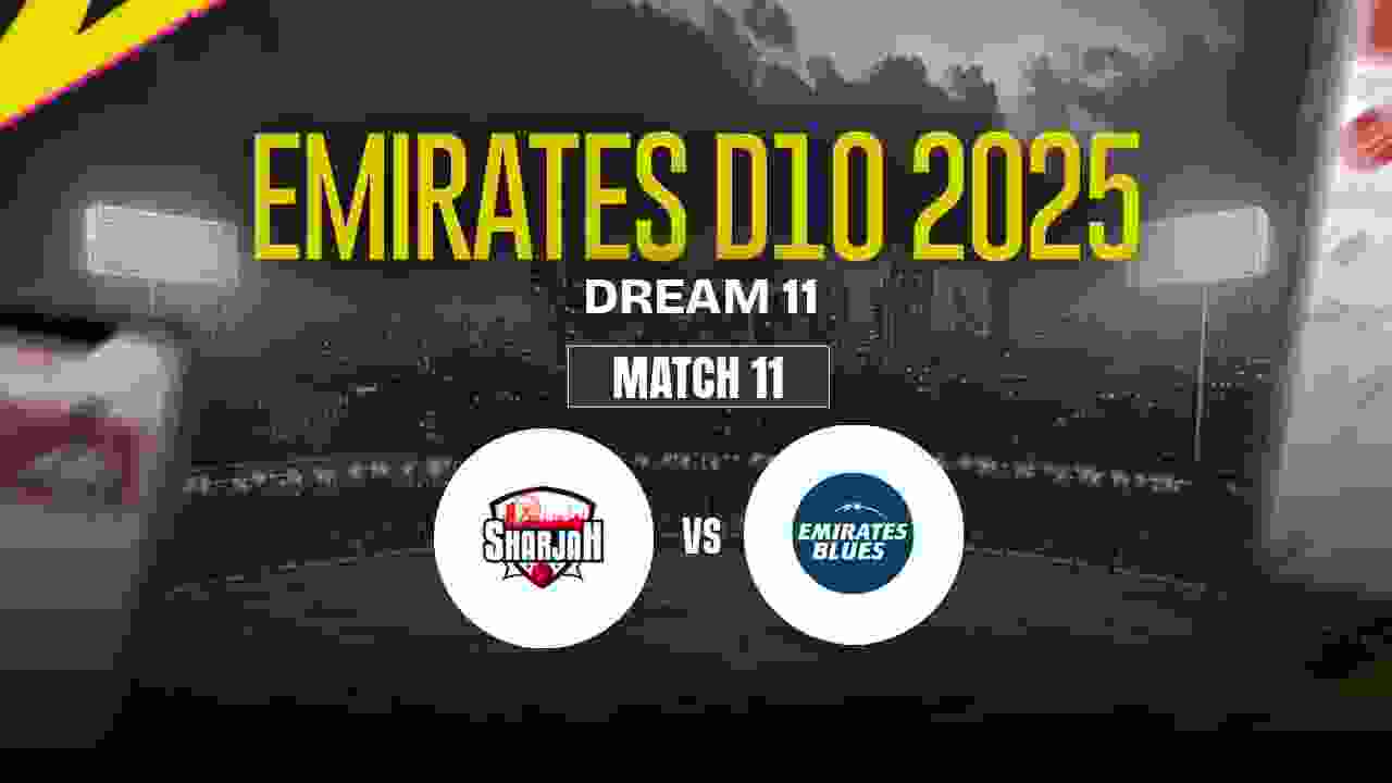 SHA vs EMB Dream11 Prediction, Sharjah vs Emirates Blues